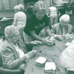pauls run residents sharing a meal