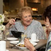 Seniors at Paul's Run enjoy delicious, healthy food.