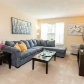 A comfortable living area is part of all of our senior apartments in Northeast Philadelphia.